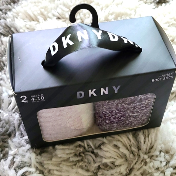 COPY - Ladies DKNY Boot Socks- 2 pair - Picture 4 of 4